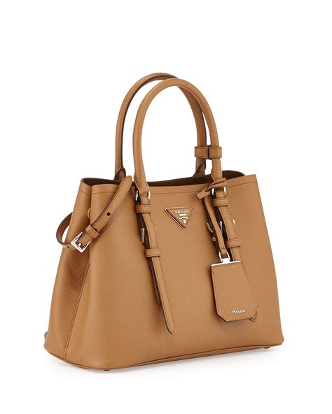 prada saffiano cuir brown|Prada Livermore.